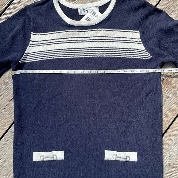 NWT Norton Studio vintage knit sheath dress M-L - Picture 6 of 9